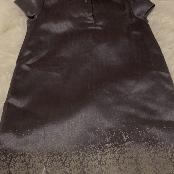 Janie and Jack girls size 4 metallic grey dress - Picture 9 of 15